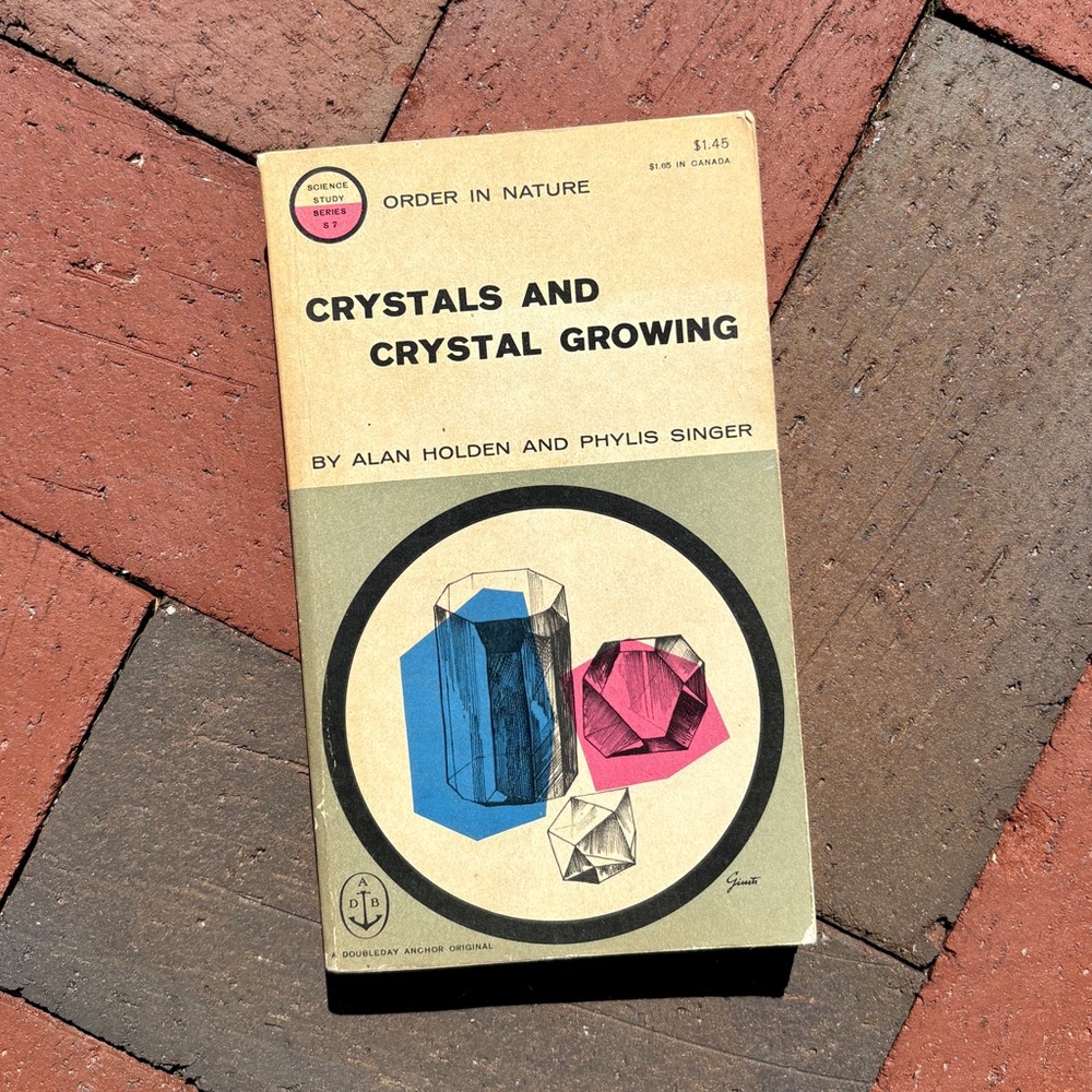 1960 Crystals and Crystal Growing Science Nature Scientist Mineralogy New Age